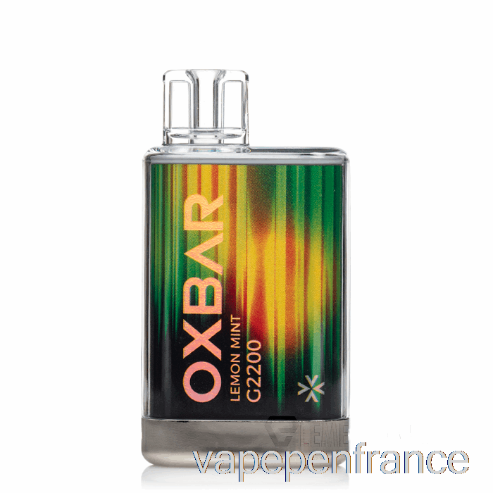 Stylo Vape Jetable à La Menthe Et Au Citron Oxbar G2200